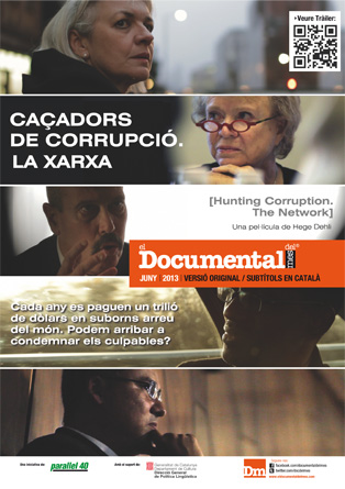 El Documental del Mes “CAÇADORS DE CORRUPCIÓ. LA XARXA”, s’estrenarà dissabte al Cinebaix