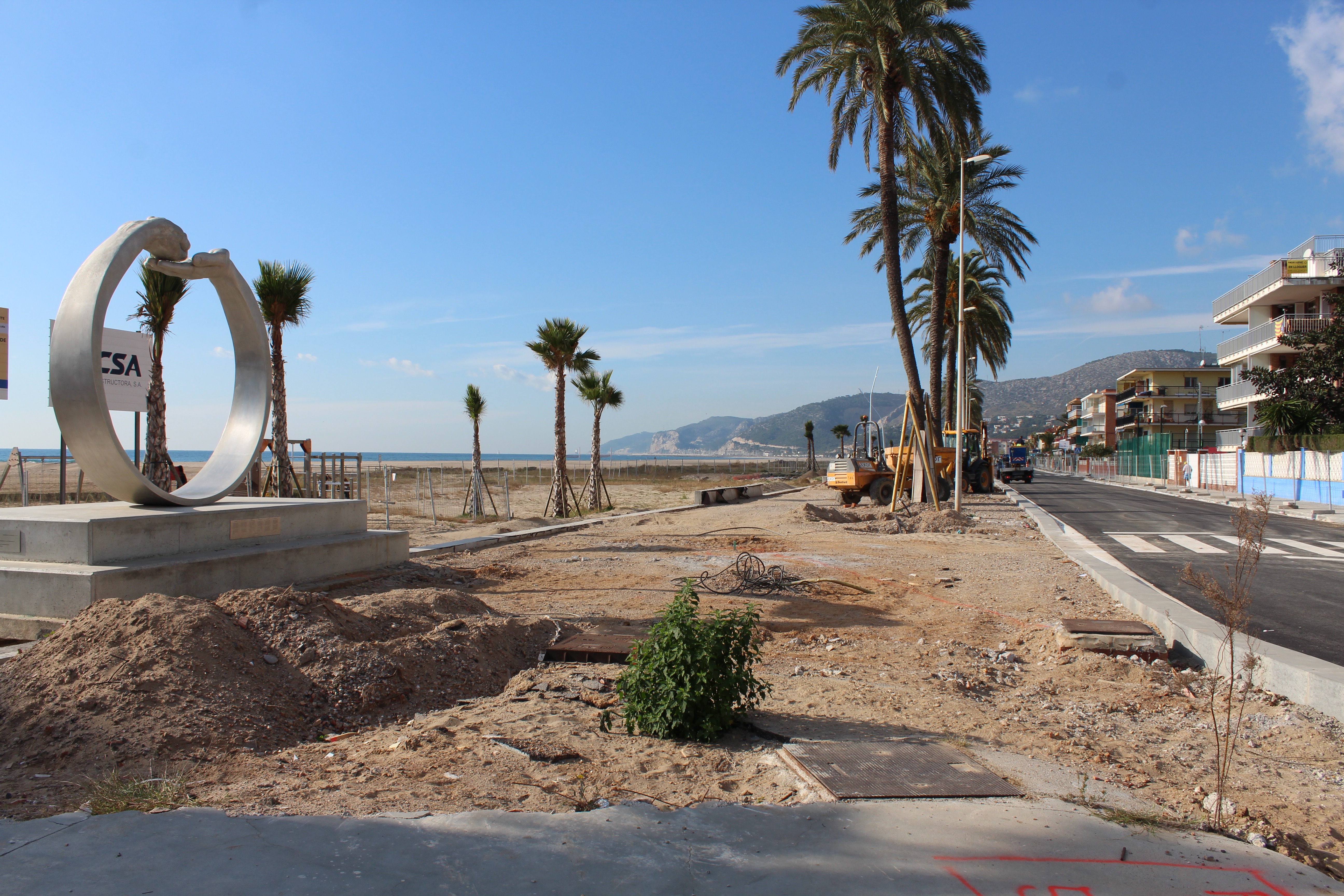 El Govern central paralitza per segona vegada les obres del Tercer Tram del Passeig Marítim de Castelldefels i deixa sense data la represa dels treballs