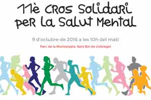 Aquest diumenge 9 d’octubre Sant Boi acollirà l’11è Cros Solidari per la Salut Mental