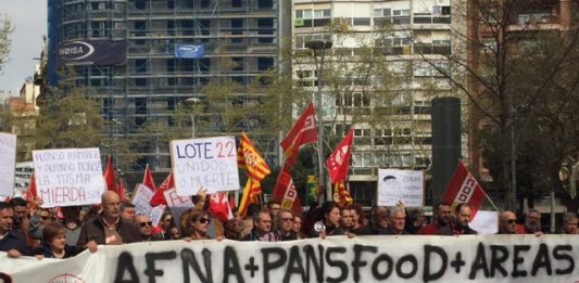 L’hostaleria unida, en vaga a l’aeroport del Prat