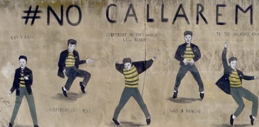 El famós grafiter “Escif” comença a pintar el gran mural d’homenatge al moviment veïnal, a la capital del Baix Llobregat