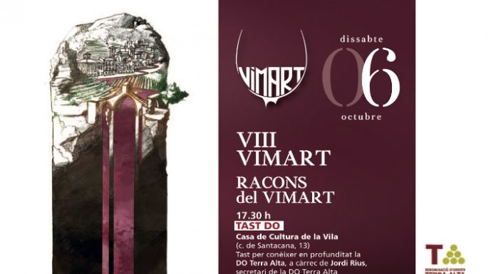 La DO Terra Alta és la convidada al 8è Vimart i dissabte portarà una quinzena de vins a Martorell