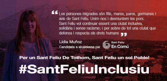 Sant Feliu en Comú crida a fer un front contra la ultra dreta i el racisme