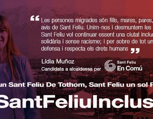 Sant Feliu en Comú crida a fer un front contra la ultra dreta i el racisme