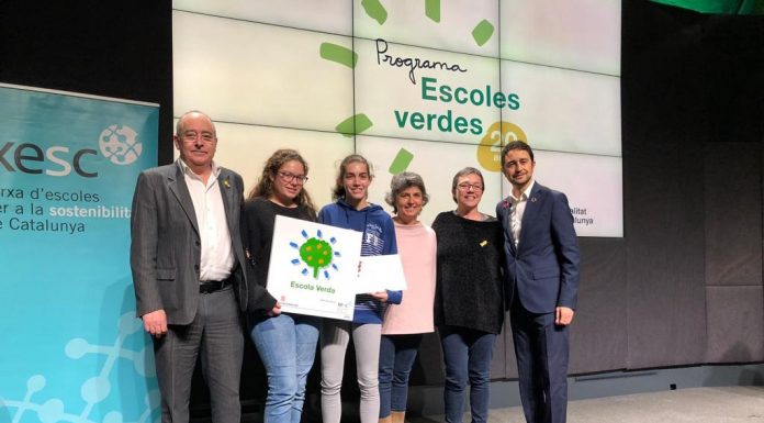 Quatre centres educatius del Baix Llobregat, el Bages, la Selva i l’Alt Camp, Premi Escoles Verdes 2018