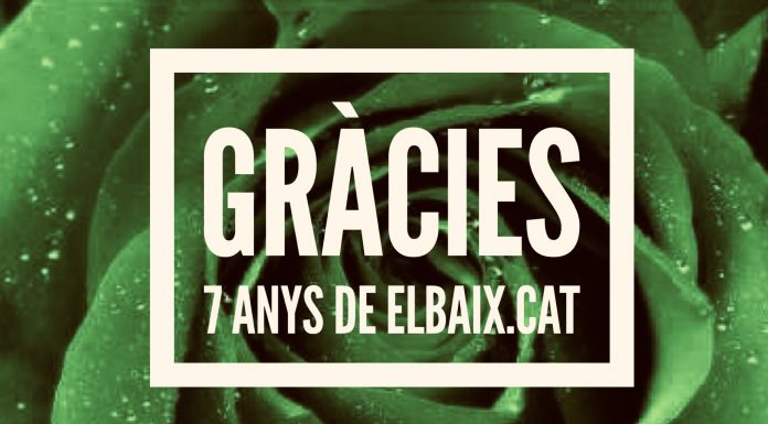 Avui bufem espelmes: 7 anys de elBaix.cat