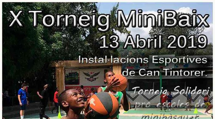 Arriba a Gavà el 10è Torneig de Bàsquet MiniBaix