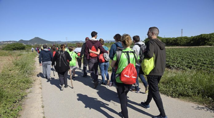 Èxit d’assistència a la primera edició de La Caminada pel Treball Digne i l’Economia Solidària