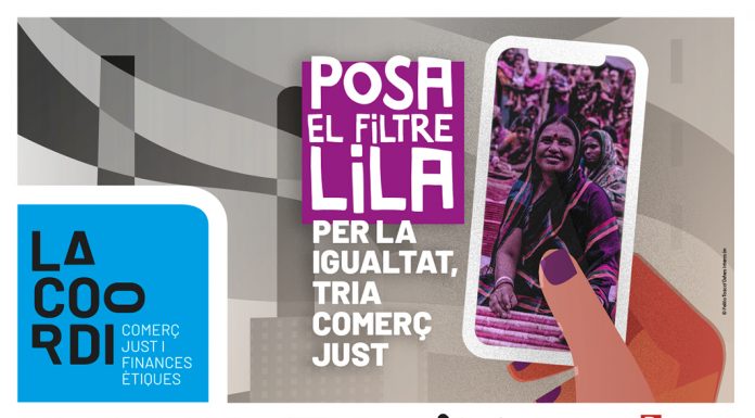 La Festa del Comerç Just de Sant Boi es tenyeix de lila