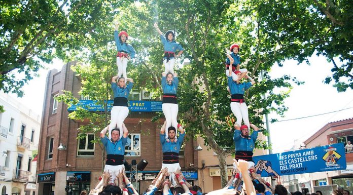 Els Castellers del Prat han celebrat el seu cinquè aniversari