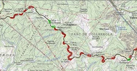 En marxa un projecte de millora de la seguretat viària a la BV-1468 entre Vallvidrera i Molins de Rei