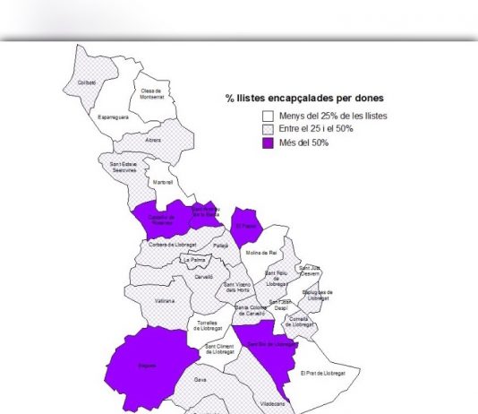 L’Observatori del Baix Llobregat analitza la presència i el paper de les dones a les darreres eleccions municipals