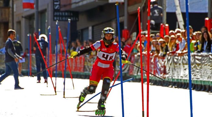 La viladecanenca Ainhoa Mellado, subcampiona d’Europa d’eslàlom per equips amb la selecció espanyola