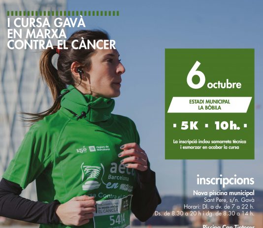 Gavà celebra la primera cursa contra el càncer