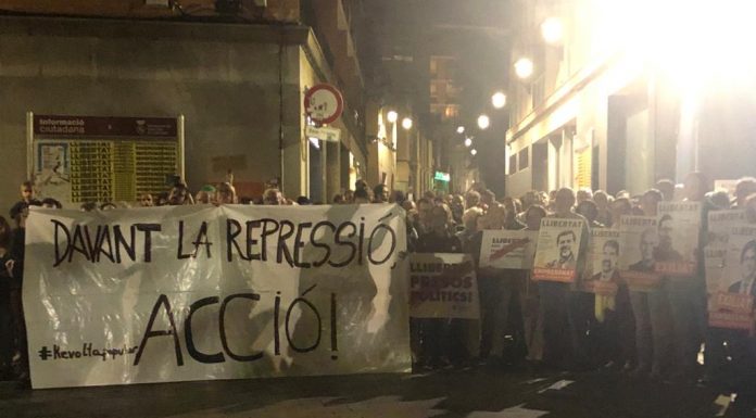 El Baix Llobregat reacciona contra la Sentència del Procés