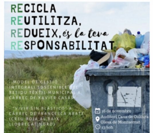 Comença la setmana europea de la prevenció de residus a Olesa de Montserrat