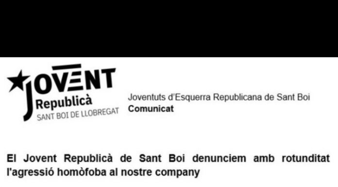 L’Observatori Contra l’Homofòbia denuncia una agressió “homòfoba i feixista” a dos joves a Sant Boi de Llobregat