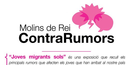 Molins de Rei presenta la nova campanya “ContraRumors: Joves migrants sols”