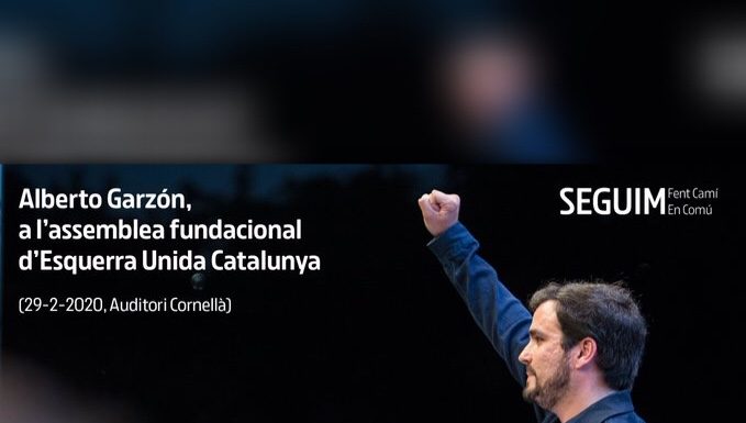 Garzón des del Baix Llobregat: “El diàleg és el que ens permetrà reconstruir-nos com a país”