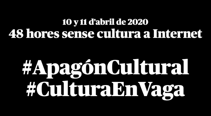 El món de la cultura en vaga com a protesta per la manca d’ajudes del govern de l’Estat
