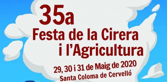 Edició especial confinada de la 35a Festa de la Cirera i l’Agricultura de Santa Coloma de Cervelló