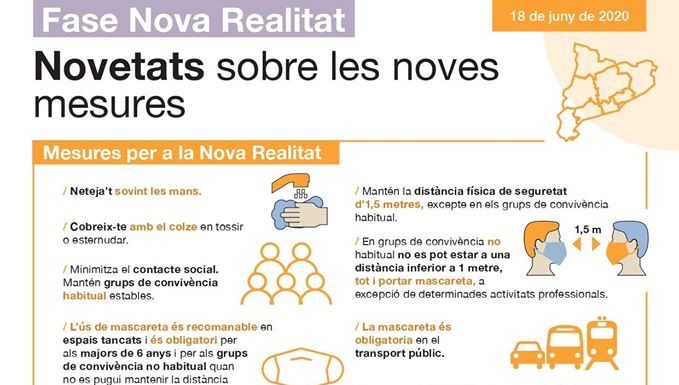 El Govern posa fi en 24 hores a la Fase 3 i inicia “l’etapa de represa” amb regulació pròpia