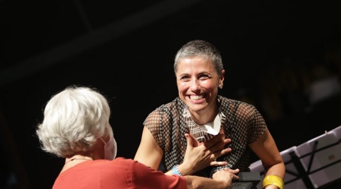 La actriu Anna Sahun rep el 46è Premi Margarida Xirgu