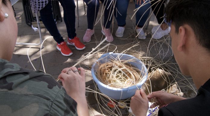 Taller de cistelleria artesanal per recuperar sabers rurals, al Parc Agrari del Baix Llobregat