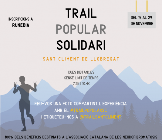 Obertes les inscripcions al Trail Popular Solidari de Sant Climent de Llobregat