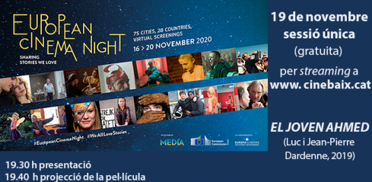 CineBaix participa en la Nit del Cinema Europeu amb una sessió per streaming
