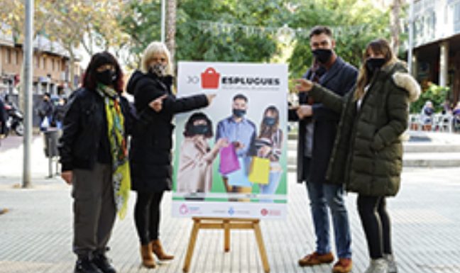 Esplugues enceta una campanya per impulsar el comerç local regalant 150.000 euros a la ciutadania