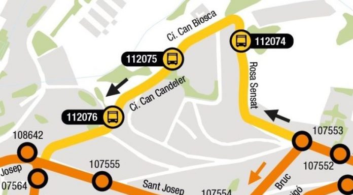 El Just Tram (JT) amplia el seu recorregut per Can Candeler a partir de l’1 de febrer