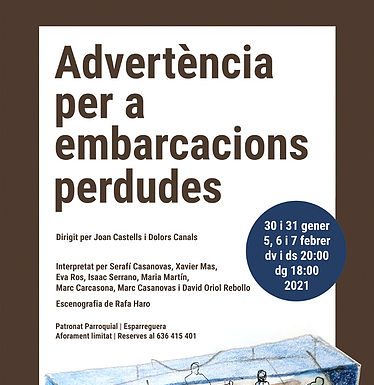 Esparreguera acollirà la presentació de l’obra “Advertència per a embarcacions perdudes”