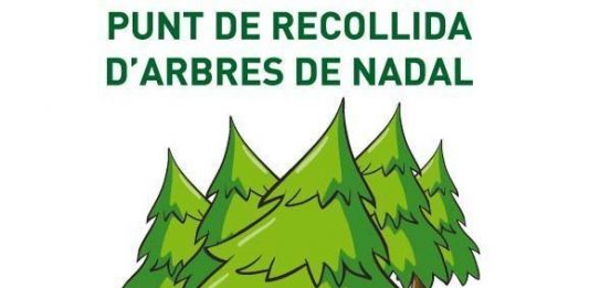 Recollida controlada d’arbres de Nadal a Castelldefels fins al 21 de gener