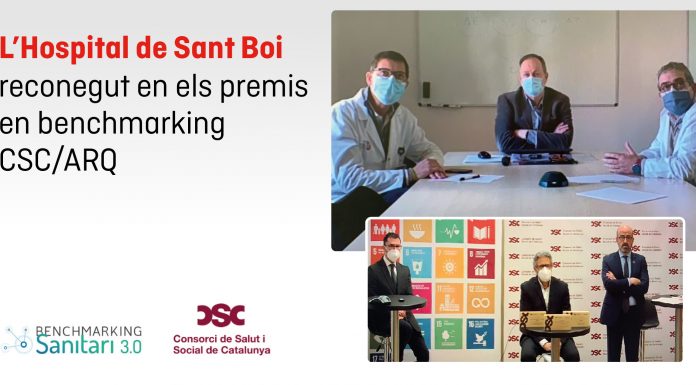 L’Hospital de Sant Boi reconegut, per segon any consecutiu, com a millor hospital general de referència en els premis en benchmarking CSC/ARQ