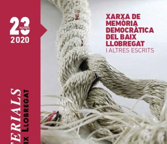 La Memòria democràtica eix central de la revista Materials del Baix Llobregat