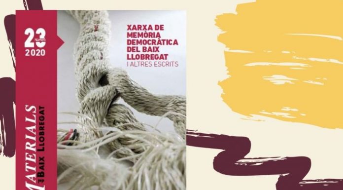 El Centre d’Estudis Comarcals presenta el “Materials” sobre Memòria Democràtica des d’Esplugues