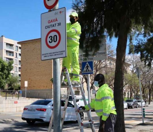 Gavà Ciutat 30 en totes les vies urbanes i travessies d’un sol carril