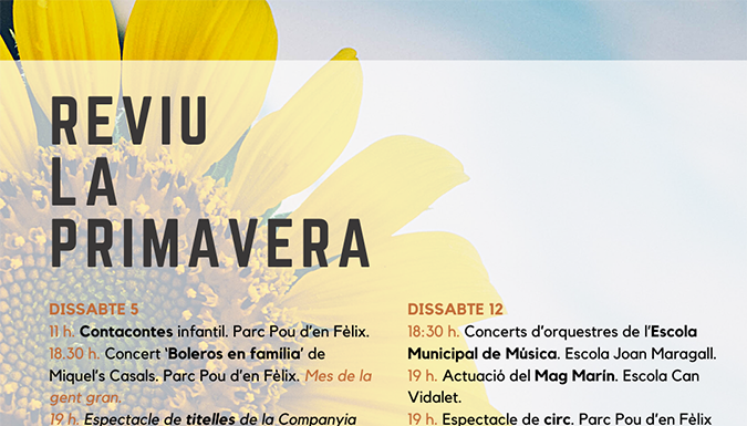 Aquest juny, Reviu la Primavera a Esplugues