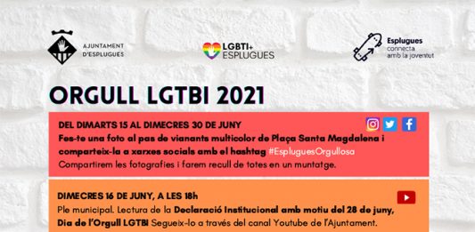 Esplugues comença la celebració de l’Orgull LGTBI