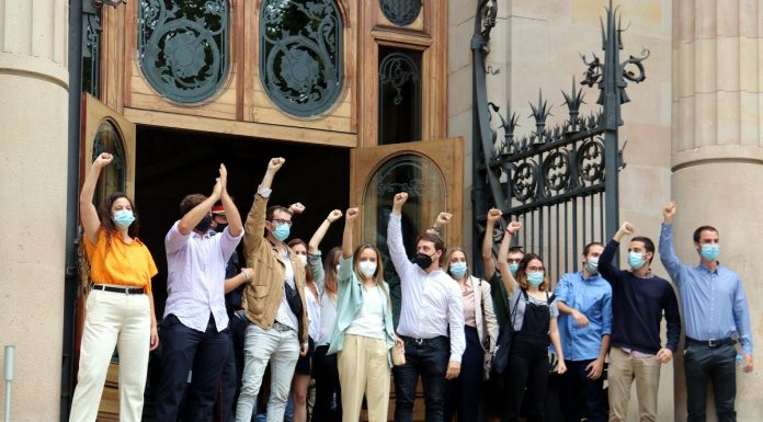L’Audiència de Barcelona absol els tretze estudiants acusats de desordres en una manifestació