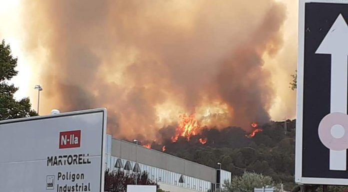 Els Mossos d’Esquadra han detingut l’home que presumptament va provocar l’incendi de Castellví de Rosanes i Martorell