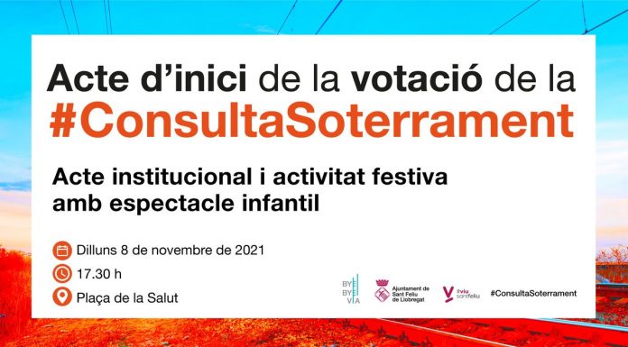 La ciutadania de Sant Feliu ja pot votar en la Consulta del Soterrament