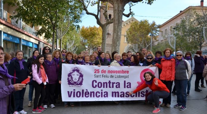 25 N: Diputació de Barcelona, Consell Comarcal i ajuntaments, contra la violència masclista