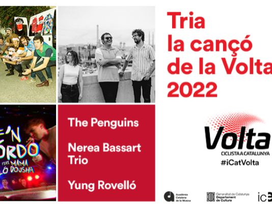 El grup santfeliuenc The Penguins finalista del concurs per a posar banda sonora a la Volta a Catalunya 2022