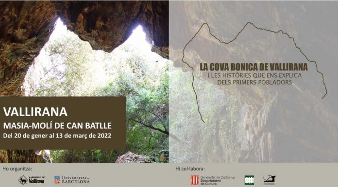 Fins el 13 de març, exposició sobre la Cova Bonica a Vallirana