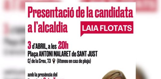 La regidora de Junts a Sant Just, Laia Flotats, primera signant de “Centrem”, el nou partit d’Àngels Chacón