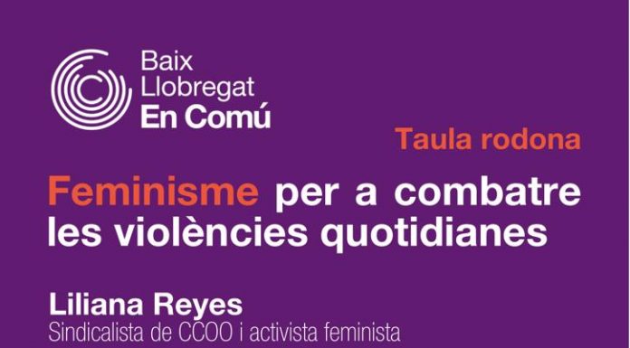 Baix Llobregat en Comú ha iniciat a Esplugues la campanya comarcal pel 8 de març