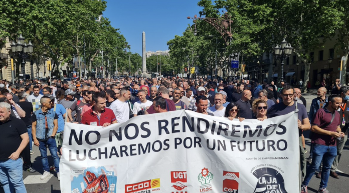 Treballadors de Nissan: entre la manifestació, l’esperança i la desconfiança