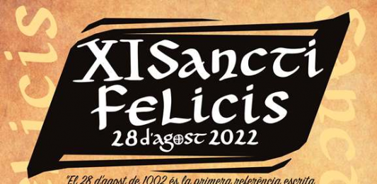 La festa de Sancti Felicis torna el 28 d’agost
